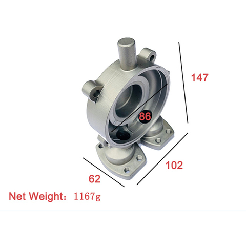 Peças de fundição de aço inoxidável personalizadas da válvula da bomba do hardware do metal 304/316/316L